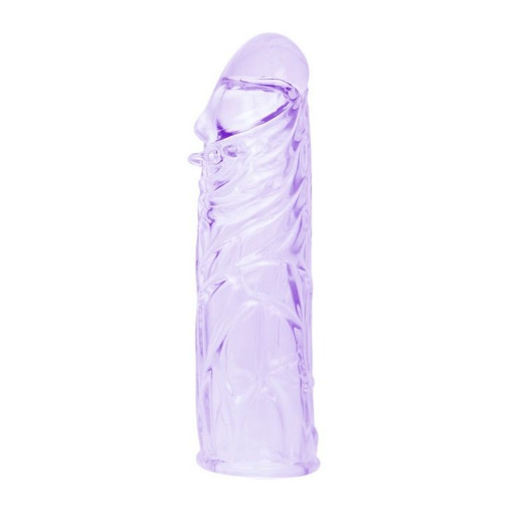 BAILE - HOUSSE LILAS POUR LE PÉNIS EN SILICONE ADAPTABLE 13 CM