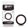 Anneau pour le Pénis 100% Silicone Solide 3.6 cm Rouge et Noir