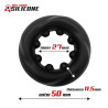 Anneau pour le Pénis Twisted en Silicone Liquide 2,7 cm