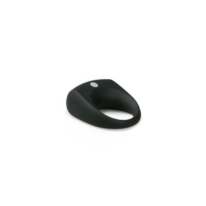 Anneau Pénien avec Vibration Silicone - Noir