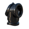Fantasy C-Ringz Anneau avec Ball-Strecher Couleur Noir