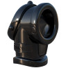 Fantasy C-Ringz Anneau avec Ball-Strecher Couleur Noir