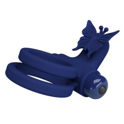Anneau Double pour le Pénis avec Vibrations