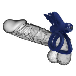 Anneau Double pour le Pénis avec Vibrations