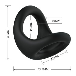 CRAZY BULL - NESTOR ANNEAU ERGONOMIQUE POUR PÉNIS ET TESTICULES