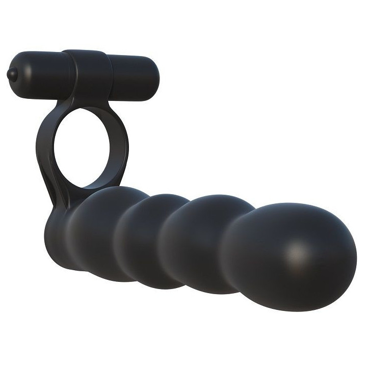 Fantasy C-Ringz Anillo Doble Penetrador Flexible Negro
