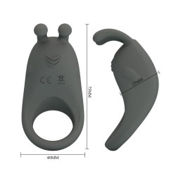 Stratus Anneau pour le Pénis avec Vibration