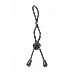 Cockring ajustable à double boucle