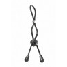 Cockring ajustable à double boucle