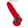 Double cockring ajustable pénis testicules aspect cuir