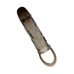 Brayden, gaine à pénis réaliste noire avec cockring
