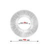Anneau Pénien Striped Super Flexible 1.9 cm Transparent
