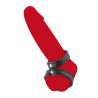 Double cockring ajustable pénis testicules aspect cuir