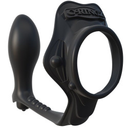 Fantasy C-Ringz Anneau avec Plug Anal Pesant Couleur Noire
