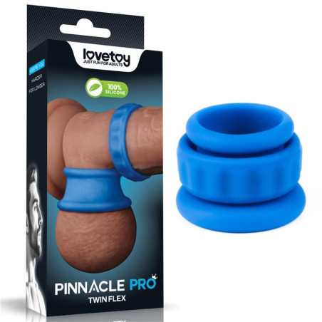 Pinnacle Pro Twin Flex Stretcher Anneau Double pour le Pénis