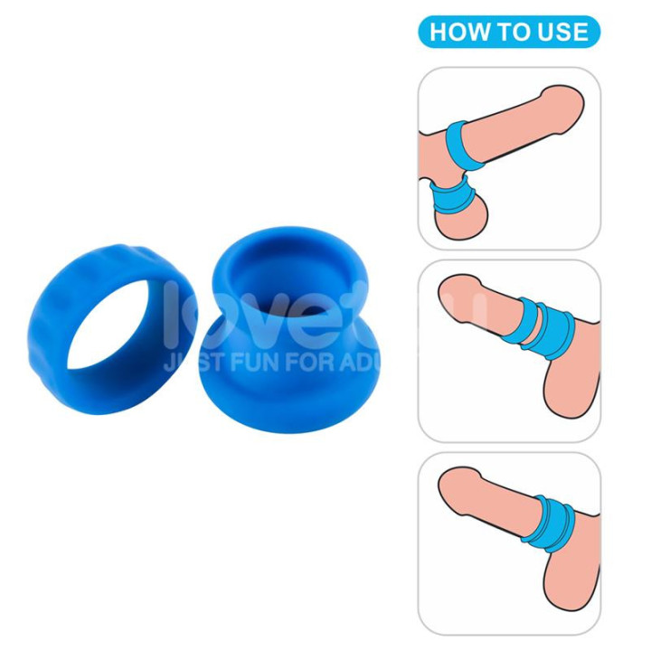 Pinnacle Pro Twin Flex Stretcher Anneau Double pour le Pénis