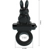 PRETTY LOVE - ANNEAU VIBRATEUR EXCITANT RABBIT 10 VIBRATIONS NOIR