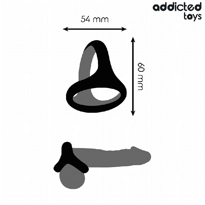 ADDICTED TOYS - ANNEAU PÉNIS TRIPLE ÉPAIS