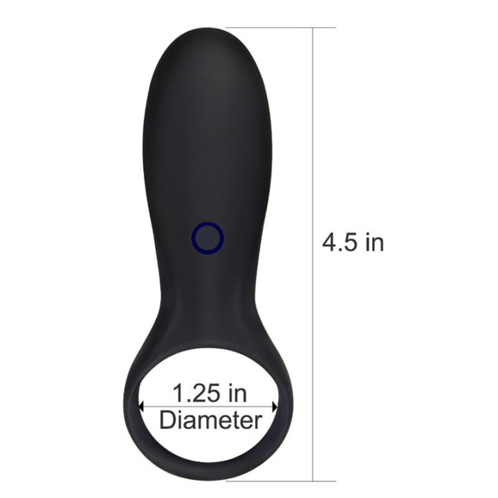 Anneau pour le Pénis iJoy Stamina Ring USB Noir