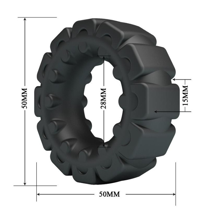 Laiden Anillo para el Pene Silicona Mod 5