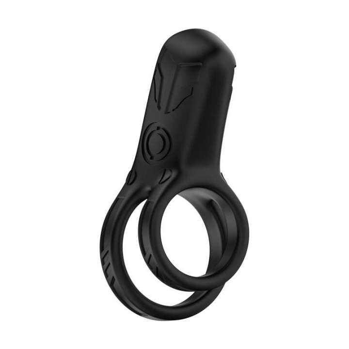 Anneau Double pour le Pénis avec Vibration Mecha-style