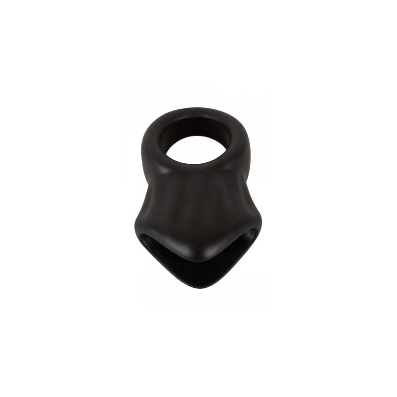 Cock Ring avec Ball Stretcher liquid silicone - Erecto