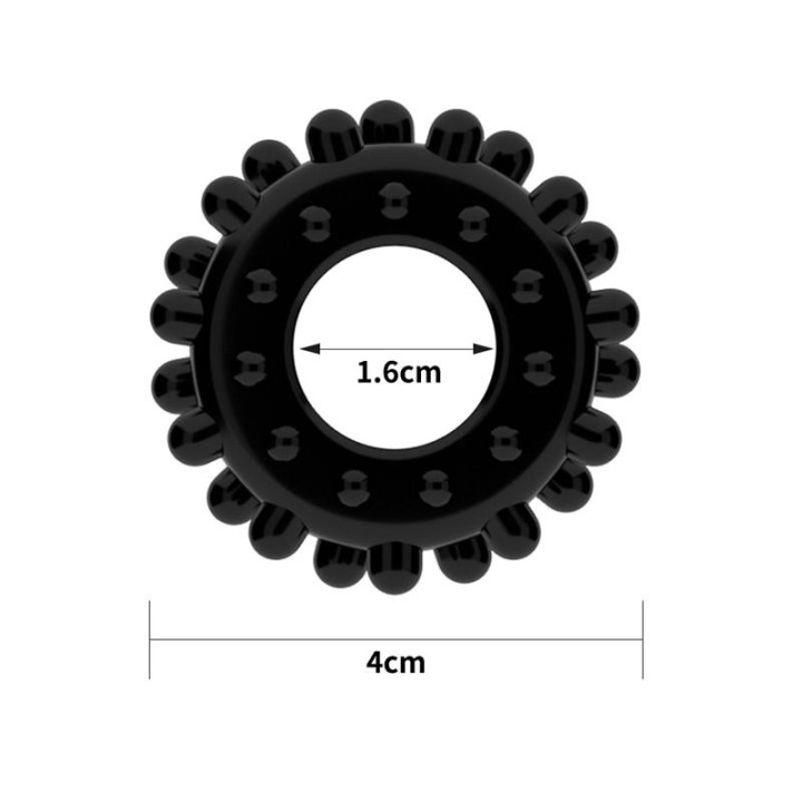 Anneau pour le Pénis Power Plus Noir