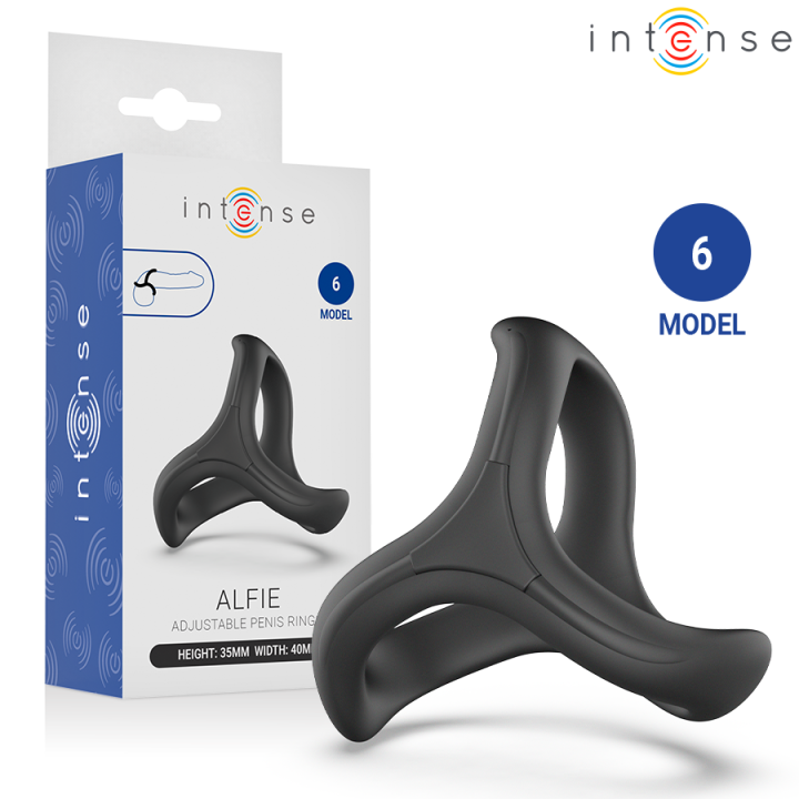 INTENSE - ALFIE ANNEAU PÉNIS TRIPLE RÉGLABLE MODÈLE 6