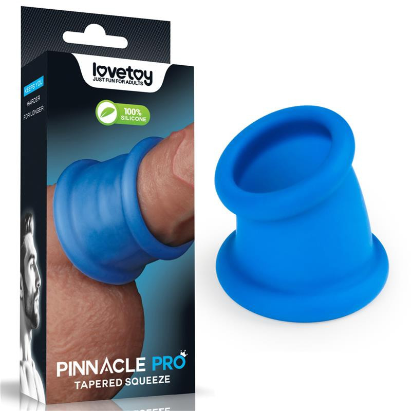 Pinnacle Pro Tapered Squeeze Stretcher Anneau pour le Pénis