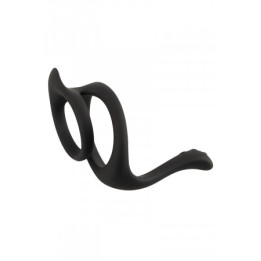 Cock & Ball Ring liquid silicone avec écarteur de périnée - Erecto