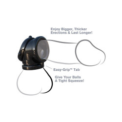Fantasy C-Ringz Anneau Pesant Cock Pipe Noir