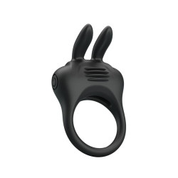 Davion Anneau pour le Pénis avec Vibration et Lapin