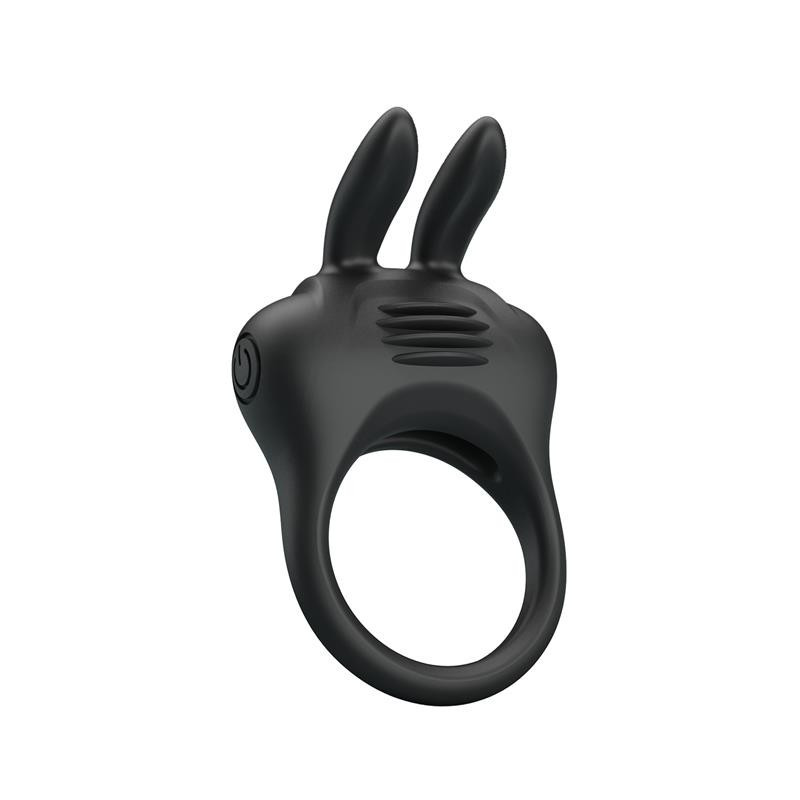 Davion Anneau pour le Pénis avec Vibration et Lapin