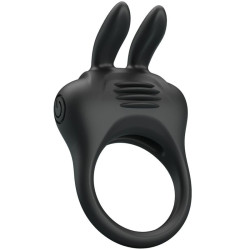 Davion Anneau pour le Pénis avec Vibration et Lapin