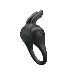 Davion Anneau pour le Pénis avec Vibration et Lapin