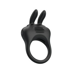 Davion Anneau pour le Pénis avec Vibration et Lapin