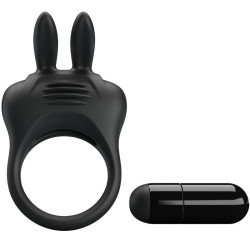 Davion Anneau pour le Pénis avec Vibration et Lapin