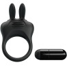 Davion Anneau pour le Pénis avec Vibration et Lapin