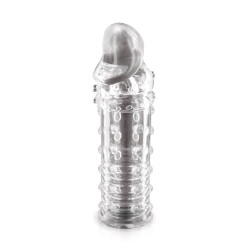 Glamy Love Extension, gaine à pénis tête plaine