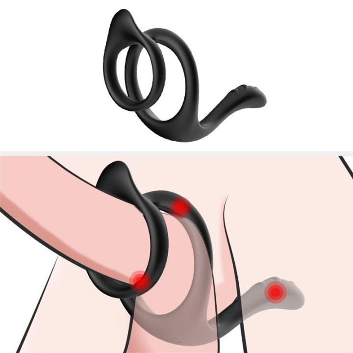 Anneau pour le Pénis Stimulation Périnéale