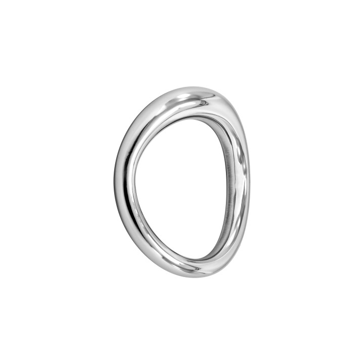 Yoke, cockring métal forme ergonomique diamètre 5,1cm