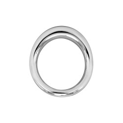 Yoke, cockring métal forme ergonomique diamètre 5,1cm