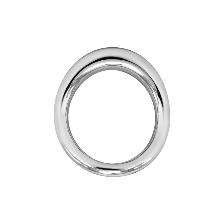 Yoke, cockring métal forme ergonomique diamètre 5,1cm