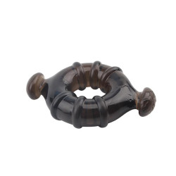 Anneaux pour le Pénis Rudder Noir