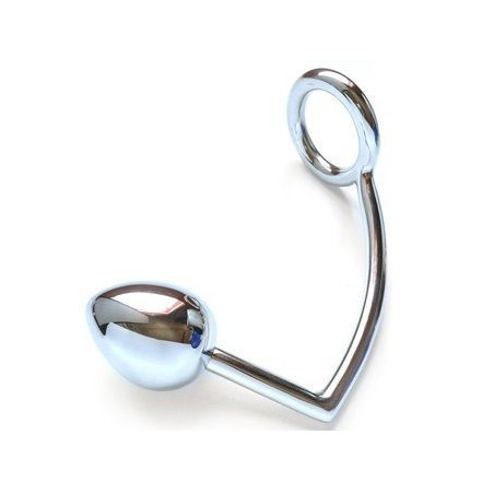 METAL HARD - ANNEAU AVEC CROCHET ANAL 50MM