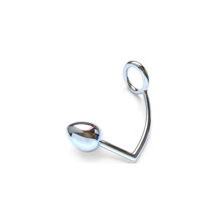 METAL HARD - ANNEAU AVEC CROCHET ANAL 50MM