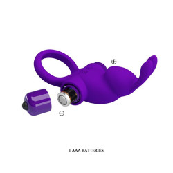 Anneau pour le Pénis avec Vibrations Rabbit