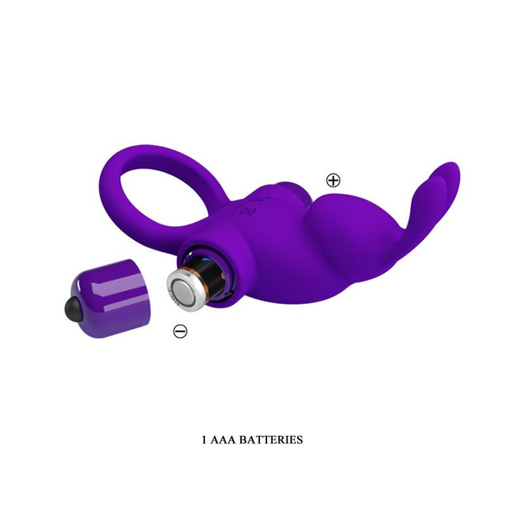 Anneau pour le Pénis avec Vibrations Rabbit