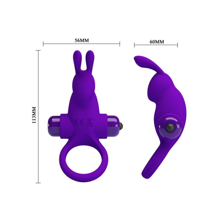 Anneau pour le Pénis avec Vibrations Rabbit