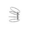 Torc, cockring métal 4 anneaux diamètre 4,5cm
